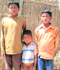 The three children of Machhiwara whose parents were killed in the accident at Anandpur Sahib
