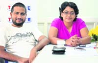 Sameer Guglani and Nandini Hirianniah