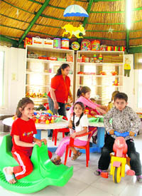 A private daycare centre in Sector 24, Nehru Bhavan, Chandigarh.