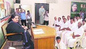 Ammas Court: AIADMK general secretary J Jayalalithaa meets party workers in Chennai