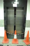 The lift of the Cyber Green building that got stuck between two floors seriously injuring a youth in Gurgaon