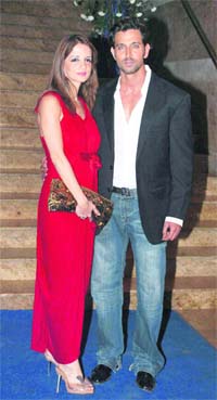 Hrithik and Suzanne