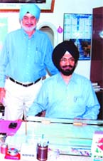 Dr Raghbir Singh takes charge as Registrar, Guru Nanak Dev University, in Amritsar on Friday.
