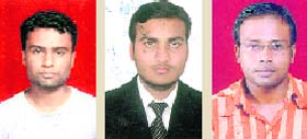 Varun Goyal, Prashant Shrama, Kunal Kumar