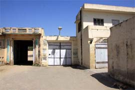 The residence of CM Parkash Singh Badal (right) and Mahesh Inder Singh Badal, Congress campaign manager, wears a deserted look ahead of the Lok Sabha polls scheduled to be held on May 7 at Badal village in Muktsar district on Saturday.
