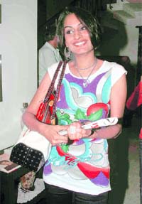BEAUTY QUEEN: Miss India Universe Ekta Choudhary at her home in Gurgaon
