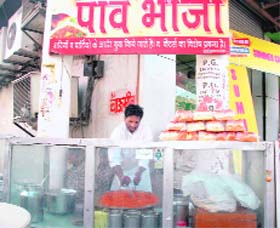 Kusheshwar Bhagat, who has filed his nomination papers for the Gurgaon Lok Sabha seat, works at his pav bhaji stall on Jharsa Road in Gurgaon