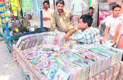Pirated CDs and VCDs being sold openly in Dehradun markets