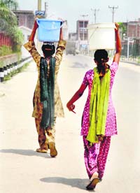 With the summer round the corner, water seems to have become a rare commodity in Jammu