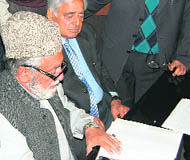 PDP candidate Iftikhar Hussain Ansari