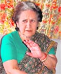 Leader of the opposition in the state Vidhan Sabha Vidya Stokes addressing a press conference at Dharamsala