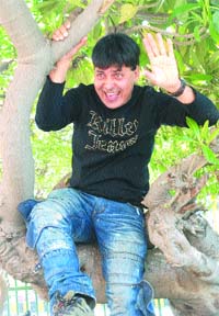 Laughing Matter: Comedian Sudesh Lehri during his visit to Jalandhar