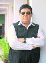 New League: Yograj is ready to play cop in a Punjabi movie. Photo: S. Chandan