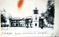 A picture postcard shows Charleville Hotel, Mussoorie