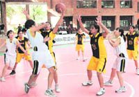 All-India Girls Basketball Tournament underway at Welhams Girls school in Dehradun