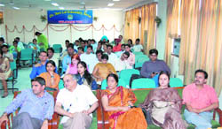 A section of the audience at the MediaCon 09 organised at Chaudhary Devi Lal University, Sirsa