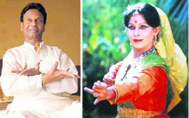Raja Reddy and Shovana Narayan