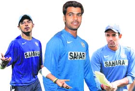 INSIDE OUT: While Sreesanth (L) and Robin Uthappa (R) have been ignored for the T20 WC, RP Singh has been recalled after an impressive run in IPL-II