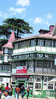 The General Post Office building in Shimla.