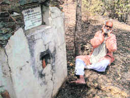 A distraught Vishweshwar Dutt Saklani laments the destruction of his forest trees.