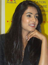 Actor Sonal Chauhan at the inaugural function of AIBA departmental store at Shakti Nagar in Gurgaon on Saturday.