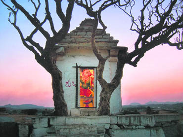 Hanuman Temple on the Hemakuta Hill at Hampi. Photograph by John Gollings