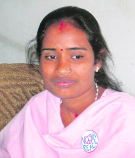 Social worker Laxmi Priya Parida