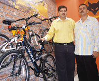 A showroom of Firefox mountain bikes opened in Dehradun on Sunday.