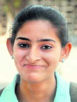 Geeta Passi, student, Panjab University Photo: Vinay Malik