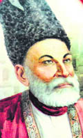 Ghalib made his admirers express their appreciation for him with bottles of good whisky