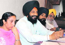 Satnam Singh, president, Universal Human Rights Organisation talks on immoral treatment being meted out to one of his seniors.