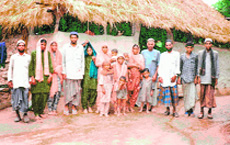 A rehabilitated Gujjar family.