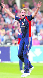 Stuart Broad wrecked West Indies with a devastating spell of 4 for 46.