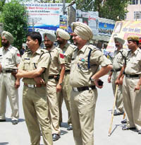The district administration deployed extra forces in the vulnerable areas as a precautionary measure to tackle protesters in Ferozepur.