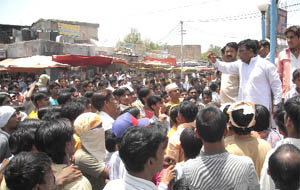 Dalit Samaj members holding a rally in Abohar during the bandh.