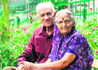 Raksha with her husband Yash Sharma