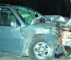 The ill-fated vehicle