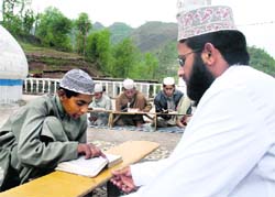 A madrasa near Surankote in Poonch.