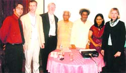Dr Pranav Pandya of Dev Sanskrit University with German delegates in Haridwar