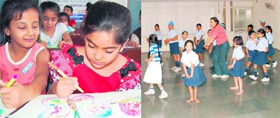 Students of various schools participate in summer camps in Ludhiana.