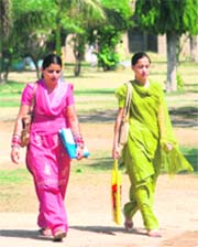 Jammu University has a sizeable number of women belonging to the rural areas on the rolls who continue studies after marriage.