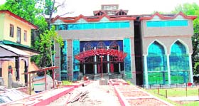 Srinagars SPS Museum building which is nearing completion.