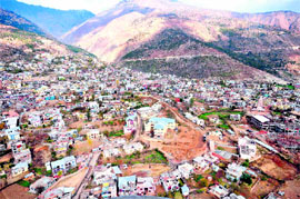 A view of Doda from a hilltop. The state government is planning to tap the tourism potential of the city.