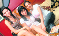 Taniya, Munira and Kelly (L to R).