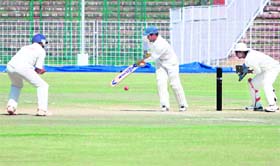 Players in action during a match in Chandigarh