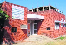 The newly inaugurated blood bank at the civil hospital in Jhajjar