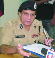 Police commissioner Y.S. Dadwal.