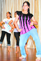 Students perform during the welcome function at Guru Nanak Girls College in Ludhiana.