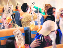 Ghost Plane on the National Geographic Channel tries to unravels the mystery of Helios Airways flight 522 that crashed because of an astonishing series of errors