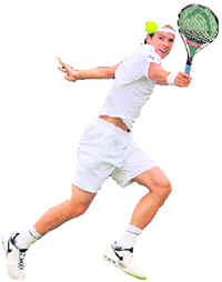 Tommy Haas in action on Tuesday.
